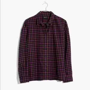 NWT Madewell Flannel Westlake Shirt